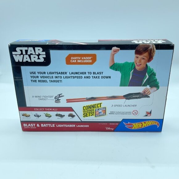 Star Wars Blast and Battle Lightsaber Launcher Darth Vader Car Toy - Picture 7 of 11